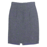 Womens Pencil Skirt Purple Midi S