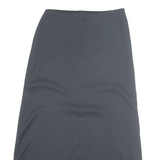 Womens A-Line Skirt Black Long M