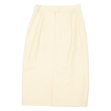 Womens Pencil Skirt Yellow Midi S