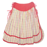 MARIE PIERRE TATTARACHI Womens A-Line Skirt Red Midi Striped S