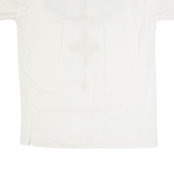 Womens Shirt White Crazy Pattern XL