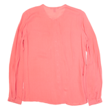 SPIRIT Womens Shirt Pink Long Sleeve UK 8