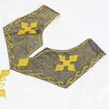 Womens Shirt White Crazy Pattern XL