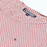 TOMMY HILFIGER Womens Printed Blouse Red Polka Dot S