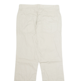 TOMMY HILFIGER Relaxed Fit Workwear Mens Trousers Beige Regular Wide-Leg W31 L32