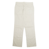 TOMMY HILFIGER Relaxed Fit Workwear Mens Trousers Beige Regular Wide-Leg W31 L32