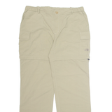 THE NORTH FACE Cargo Womens Trousers Beige Loose Wide-Leg Nylon W34 L32