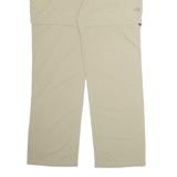 THE NORTH FACE Cargo Womens Trousers Beige Loose Wide-Leg Nylon W34 L32
