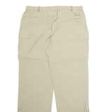 THE NORTH FACE Cargo Womens Trousers Beige Loose Wide-Leg Nylon W34 L32