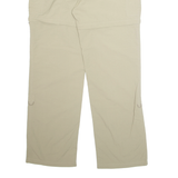 THE NORTH FACE Cargo Womens Trousers Beige Loose Wide-Leg Nylon W34 L32
