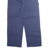 Workwear Mens Trousers Blue Loose Straight W38 L28