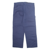 Workwear Mens Trousers Blue Loose Straight W38 L28