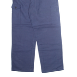 Workwear Mens Trousers Blue Loose Straight W38 L28