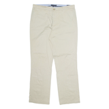 TOMMY HILFIGER Golf Mens Trousers Beige Regular Straight W38 L32