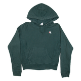 CHAMPION Womens Green Hoodie XS