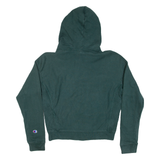 CHAMPION Womens Green Hoodie XS