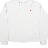 CHAMPION REVERSE WEAVE Womens White Hoodie S