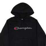 CHAMPION Mens Black Hoodie M