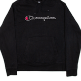 CHAMPION Mens Black Hoodie M