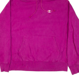 CHAMPION REVERSE WEAVE Womens Pink Hoodie L