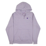 CHAMPION Womens Purple Hoodie S