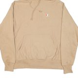 CHAMPION REVERSE WEAVE Mens Beige Hoodie M