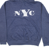 WALI New York City Womens Blue Hoodie USA M