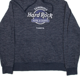 HARD ROCK CAFE Tampa Womens Blue Hoodie USA L