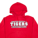 PORT & COMPANY Crothersville Tigers Basketball Mens Red Hoodie USA L