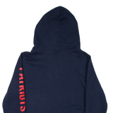 NFL New England Patriots Womens Blue Hoodie Full Zip USA L