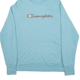 CHAMPION Womens Blue Hoodie M