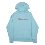CHAMPION Womens Blue Hoodie M