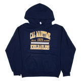 JERZEES Cal Maritime Keelhaulers Mens Blue Hoodie USA M