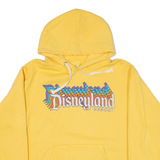 DISNEY Womens Yellow Hoodie S