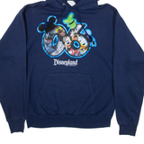 DISNEY Womens Blue Hoodie S
