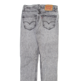 LEVI'S 511 Jeans Mens Grey Slim Straight Acid Wash W28 L32
