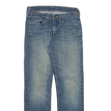 LEVI'S 514 Jeans Mens Blue Slim Straight Stone Wash W29 L30