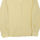 Womens Shirt Shirt Yellow V-Neck Long Sleeve M