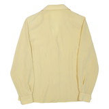 Womens Shirt Shirt Yellow V-Neck Long Sleeve M