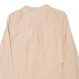 TOMMY HILFIGER Womens Shirt Beige Long Sleeve S