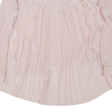 MARCCAIN SPORTS Womens Smock Top Pink Long Sleeve L