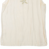 POSITIV Womens Vest Beige Sleeveless L