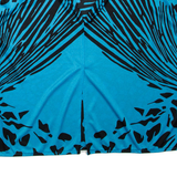 Womens Printed Blouse Blue Spotted L