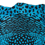 Womens Printed Blouse Blue Spotted L
