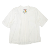 Womens Shirt White Collared L