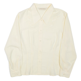 DOROTHY PERKINS Womens Shirt Beige Collared Long Sleeve UK 14