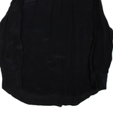 ZARA Womens Shirt Black Collared Long Sleeve XS