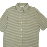 Womens Shirt Green Collared M