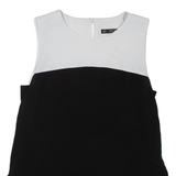 ZARA Womens Vest Black Sleeveless Colourblock XS
