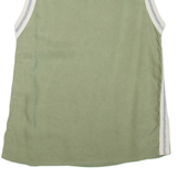 ZARA Womens Vest Green Sleeveless S